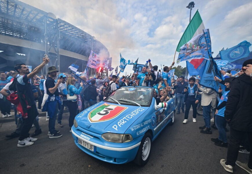 I Campi Flegrei si preparano alla festa scudetto